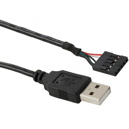 Câble d'Adaptateur Mâle Femelle 5 Broches vers USB 2.0 Mâle, Longueur: 50cm SC03071377-03
