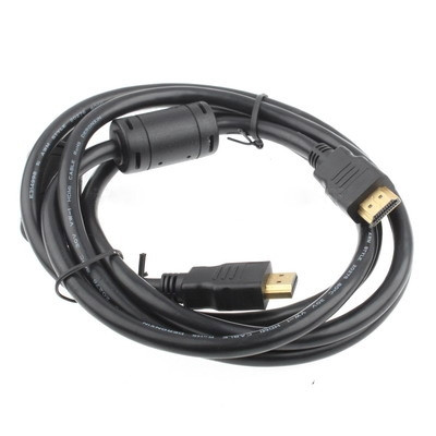 1.8m câble HDMI 19 broches mâle vers HDMI 19 broches mâle, version 1.3, support HD TV / Xbox 360 / PS3, etc. (noir + plaqué or) SH3112695-03