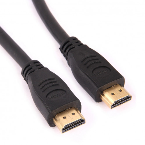 50cm HDMI 19 broches mâle vers HDMI 19Pin câble mâle, version 1.3, soutien HD TV / Xbox 360 / PS3 etc (noir + plaqué or) SH311F410-03