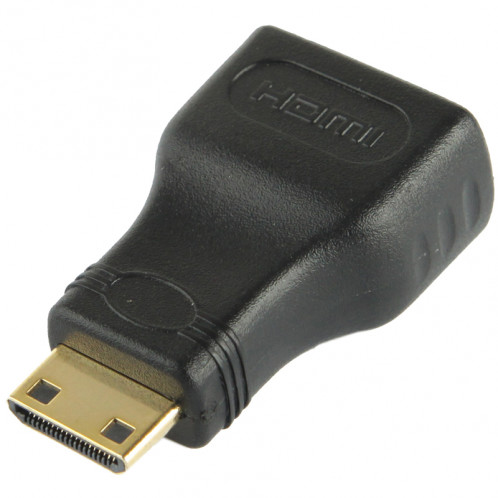Adaptateur femelle mini HDMI mâle vers HDMI 19 broches femelle (noir) SH03291326-03