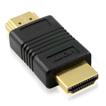 HDMI 19 broches mâle vers HDMI 19pin mâle plaqué or adaptateur, supporte HD TV / Xbox 360 / PS3 etc SH03351950-03