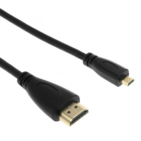 Câble micro HDMI mâle vers HDMI mâle de 1,8 m plaqué or SH346B877-03