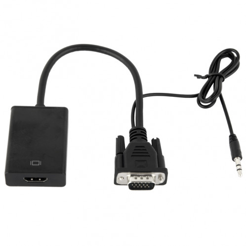 Adaptateur VGA + Audio vers Full HD 1080P Convertisseur vidéo HDMI pour HDTV SH0351485-07