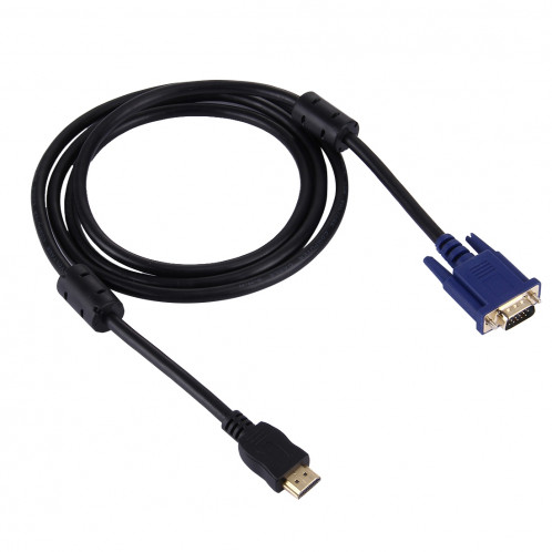 Câble Vidéo 1.8m HDMI Mâle à VGA Mâle 15PIN (Noir) SH356A103-04