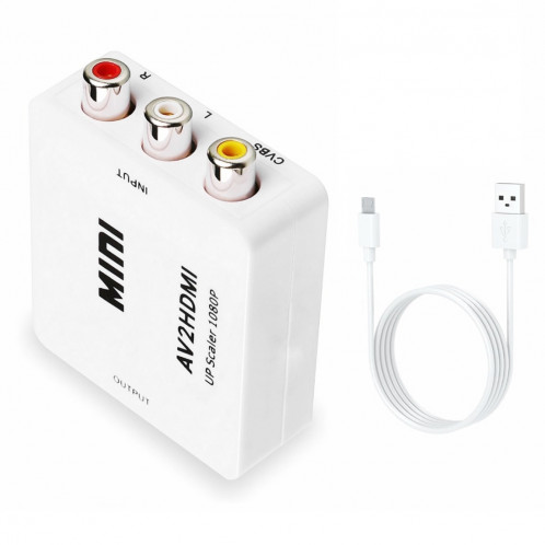 Adaptateur Convertisseur Audio / HDMI Mini CVBS / L + R SH04081709-08