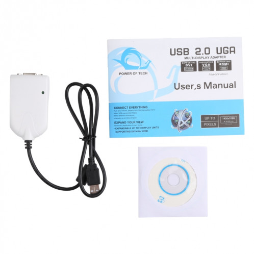 Adaptateur USB vers VGA Multi-moniteur AUVVMM01-07