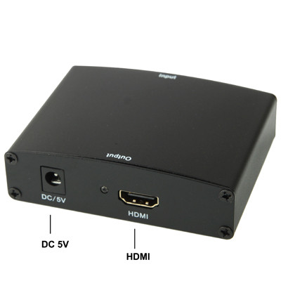 Adaptateur VGA vers HDMI Full HD 1080P, Version 1.3 Standard HDMI (Noir) SH0432744-06