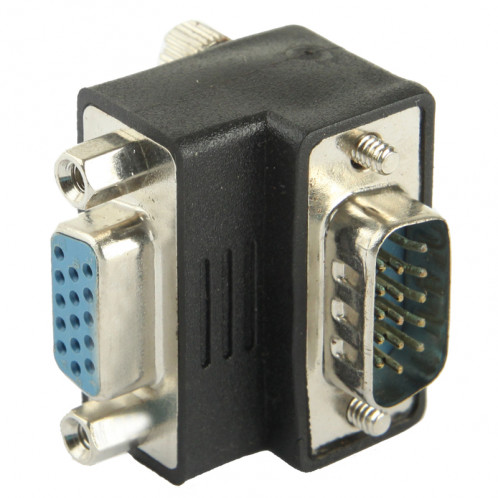 Adaptateur VGA mâle à femelle à angle droit de 90 degrés S904721523-04