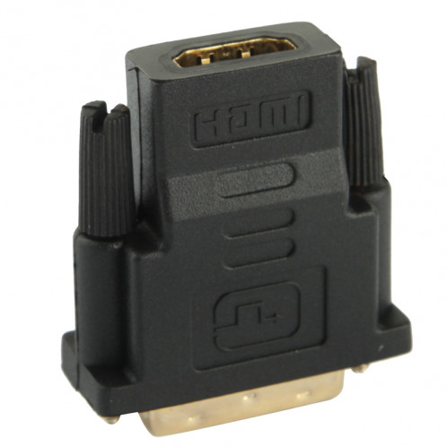 Adaptateur femelle DVI-D 24 + 1 broches mâle vers HDMI 19 broches pour moniteur / HDTV SH04741744-04