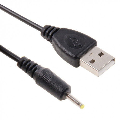 Câble de charge USB vers 2,5 mm CC, longueur: 65 cm (noir) SH52611681-07
