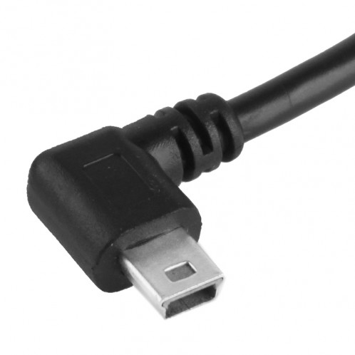 Câble adaptateur mini USB mâle à USB 2.0 de 90 degrés, longueur: 25 cm SC06751801-04