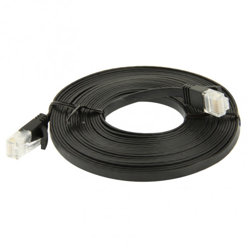 Câble réseau LAN ultra-fin et plat pour réseau CAT6, longueur: 5 m (noir) SH7292860-04