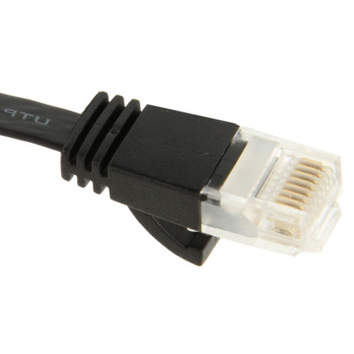 Câble LAN réseau Ethernet plat CAT6 ultra-plat, longueur: 5 m (noir) SC729B723-04