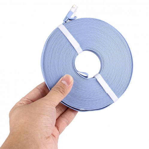 Câble LAN de réseau Ethernet ultra-fin et plat CAT6, longueur: 20 m (bleu) SH73931157-05