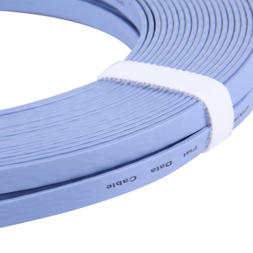 Câble réseau LAN ultra-fin et plat pour Ethernet CAT6, longueur: 15 m (bleu) SH7394884-05