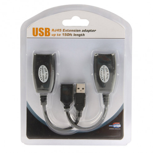 Prolongateur USB vers RJ45 de 50 m par câble Cat5e S507551949-06