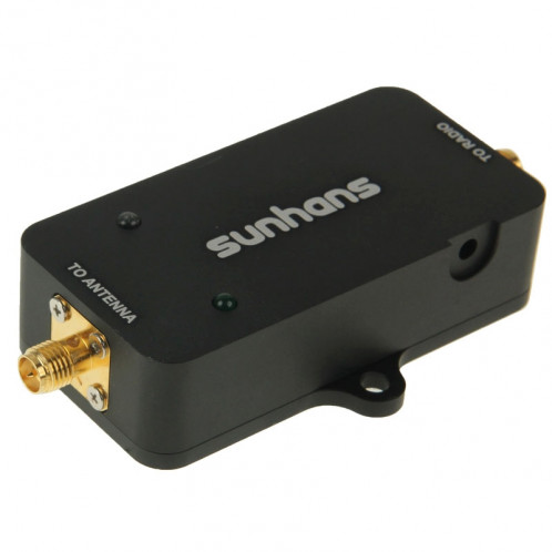 Sunhans SH24BTA-N 35dBm 2.4GHz 3W 11N / G / B WiFi Signal Amplificateur WiFi Amplificateur Sans Fil Répéteur (Noir) SS0775584-011