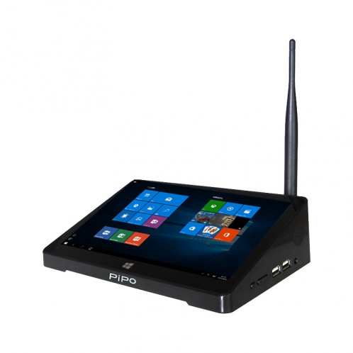 Pipo X9 TV Box Écran tactile 8,9 pouces pour tablette Windows 10 et Android 4.4, Intel Atom Z3735F, Quad Core 1.33GHz à 1.83GHz, RAM: 2 Go, ROM: 32 Go, Support WiFi / Bluetooth / Ethernet / HDMI SP08661304-012