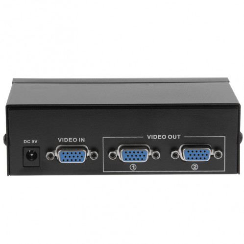 Haute résolution FJ-2502A 2 x 1920 VGA Splitter vidéo 1920 x 1440 bande passante vidéo 250MHz SF0945970-09