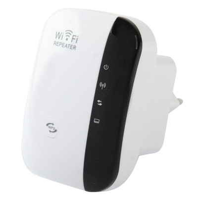 Extender de gamme de répéteur de WIFI 802.11n de WIFI 802.11n de prise de 300Mbps d'UE (WS-WN560N2) (blanc) SH0949571-07