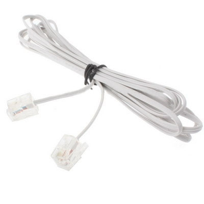 Câble téléphonique 2 fils RJ11 à RJ11, longueur: 5m SH96011259-03