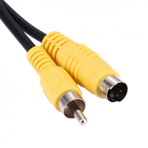 1,5 m 4 broches S-VIDEO TV vers RCA AV convertisseur adaptateur câble S10968654-03