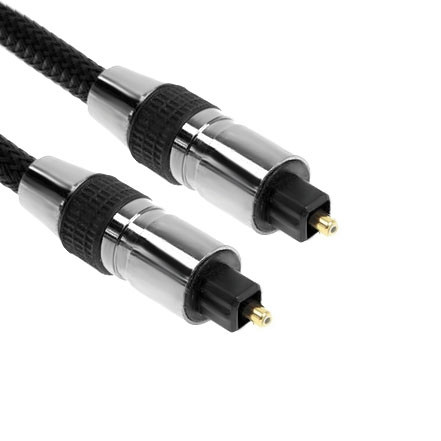 Câble audio optique tressé, OD: 5.0mm, longueur: 2m SH0977416-05