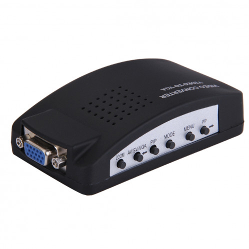 Convertisseur vidéo BNC / S-Video vers VGA (Noir) SB1000105-09