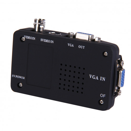 Convertisseur vidéo BNC / S-Video vers VGA (Noir) SB1000105-09