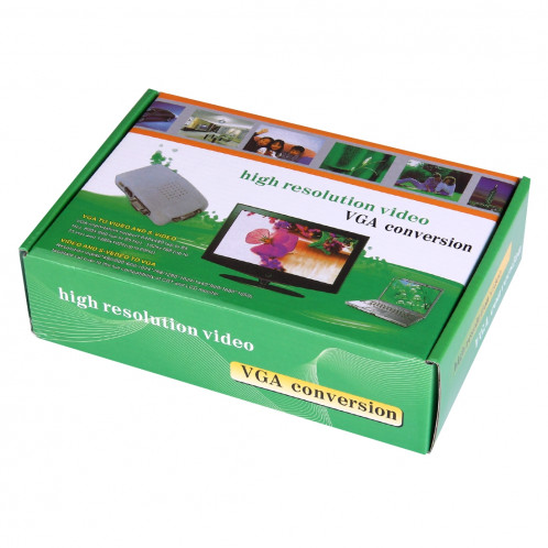 Convertisseur vidéo BNC / S-Video vers VGA (Noir) SB1000105-09