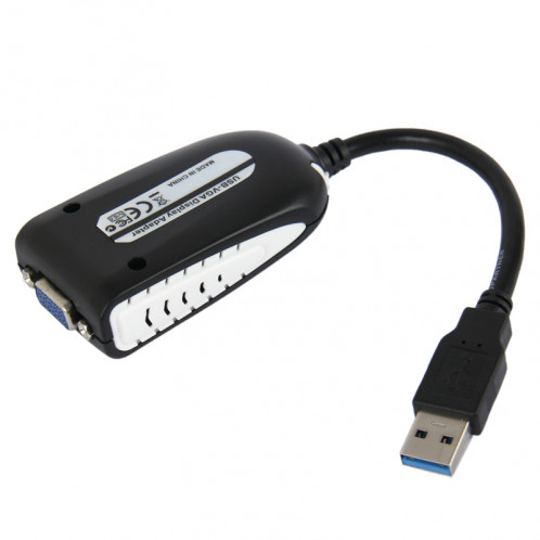 Adaptateur d'affichage USB 3.0 vers VGA, résolution: 1920 x 1080 (noir) SU1014348-05