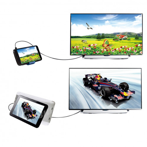 Câble micro HDMI vers HDMI 19 broches 1,5 m, version 1.4, support 3D SH10311670-06