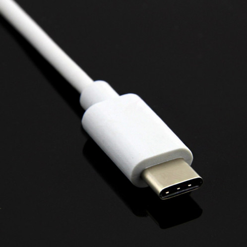 Adaptateur Ethernet haut débit 10 cm USB-C / Type-C 3.1, pour MacBook 12 pouces / Chromebook Pixel 2015, longueur: 10 cm (blanc) SH1089652-05