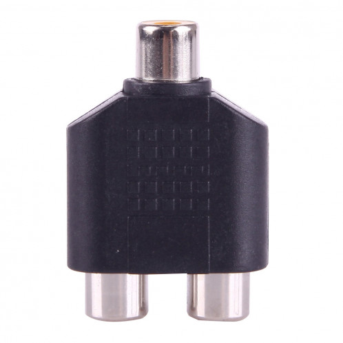 Adaptateur RCA Femme à 2 Adaptateur RCA Femme (Noir) SH20821494-02