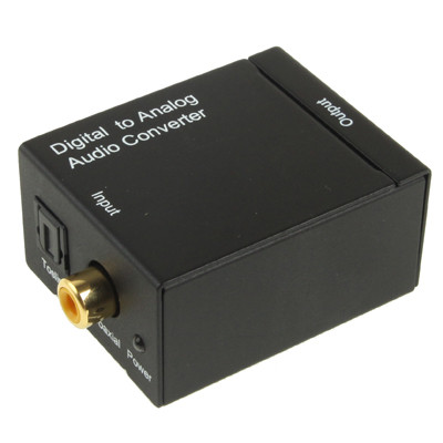 Convertisseur audio numérique coaxial Toslink vers analogique RCA (noir) SD1219170-08