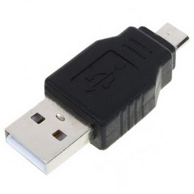 Adaptateur USB A Male vers Micro USB 5 Pin Male AUSBAM01-015
