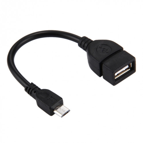 Adaptateur USB A Femelle vers Micro USB 5 Pin Male 10cm AUSBA01-05