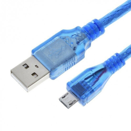 Câble adaptateur USB 2.0 vers micro USB mâle, longueur : 30 cm (bleu) SH1332307-06