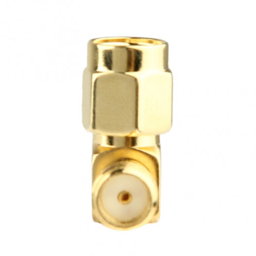 Femelle plaquée or SMA femelle à SMA adaptateur avec angle de 90 degrés SG1515260-05