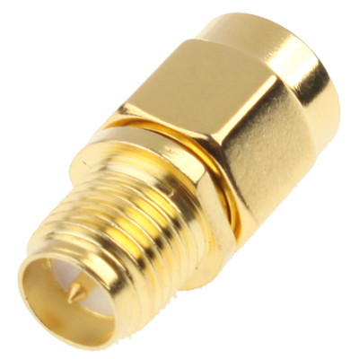 Adaptateur SMA Male ver RP-SMA Female (plaqué or) SS18581201-03