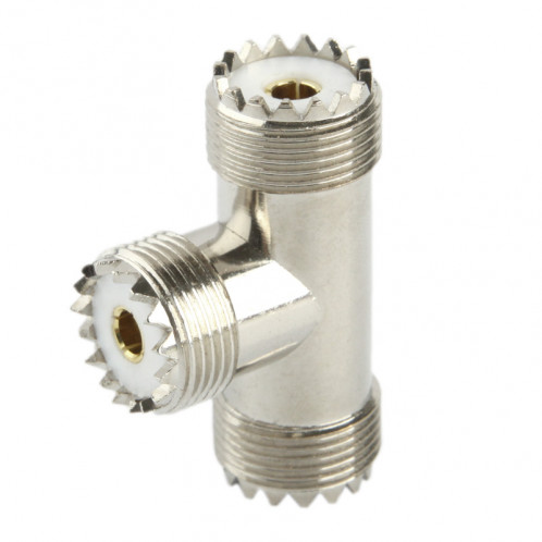 UHF Femelle à 2 x UHF Adaptateur Femelle (Argent) SU18651731-06