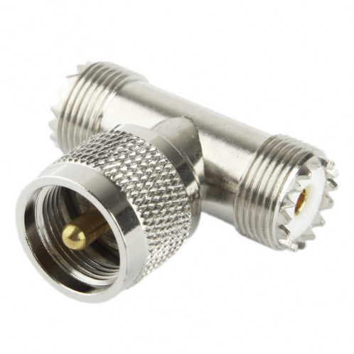 UHF Mâle à 2 x UHF Adaptateur Femelle (Argent) SU18661851-06
