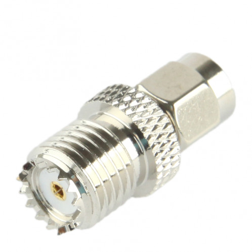 Adaptateur coaxial SMA mâle vers mini UHF femelle SC187764-04