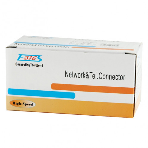 Connecteur modulaire 100 PCS RJ45, or: 3u S122591941-08