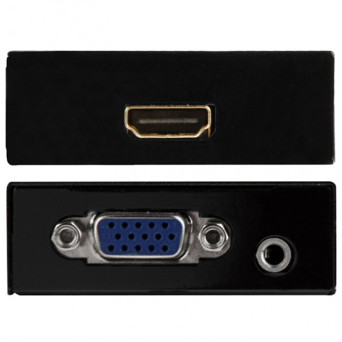 HD 1080P HDMI Mini VGA vers HDMI Scaler Box Adaptateur convertisseur vidéo numérique audio pour PC / HDTV SH23621008-07