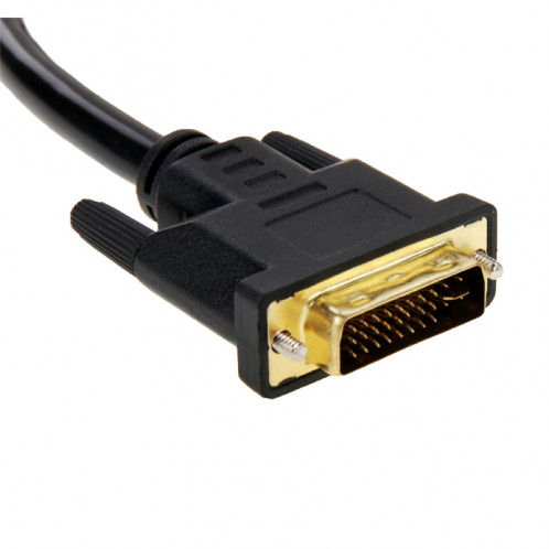 30cm DVI 24 + 5 broches mâle vers 2 VGA femelle Splitter Cable (Noir) S3500B536-04