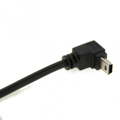 90 Degree Mini USB Mâle à Mini USB Câble adaptateur femelle, Longueur: 28cm S93214533-04