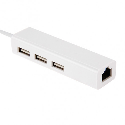 USB-C / Type-C 3.1 à 3 ports USB HUB + adaptateur Ethernert, pour Galaxy S8 et S8 + / LG G6 / Huawei P10 et P10 Plus / Xiaomi Mi6 et Max 2 et autres smartphones SH3341104-07