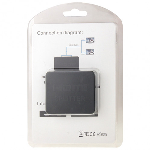 Mini Full HD 4K 1x2 HDMI 3D V1.4b Splitter pour HDTV / STB / DVD / Projecteur / DVR SH334257-010