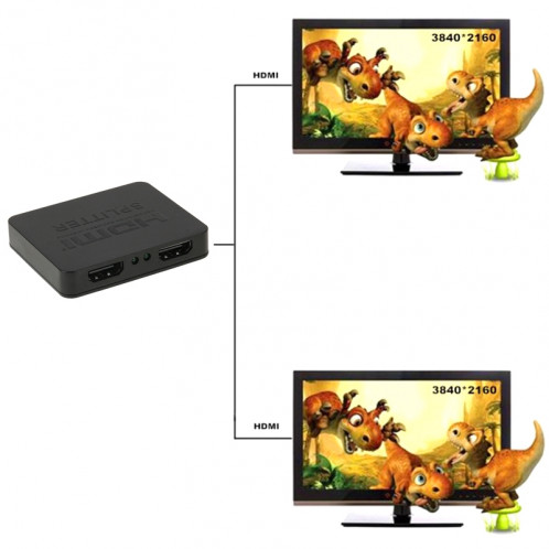 Mini Full HD 4K 1x2 HDMI 3D V1.4b Splitter pour HDTV / STB / DVD / Projecteur / DVR SH334257-010
